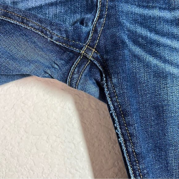Rag & Bone Dest Chester Blue Distress Low Rise Capri Skinny Jeans Womens Size 26 - Picture 11 of 12